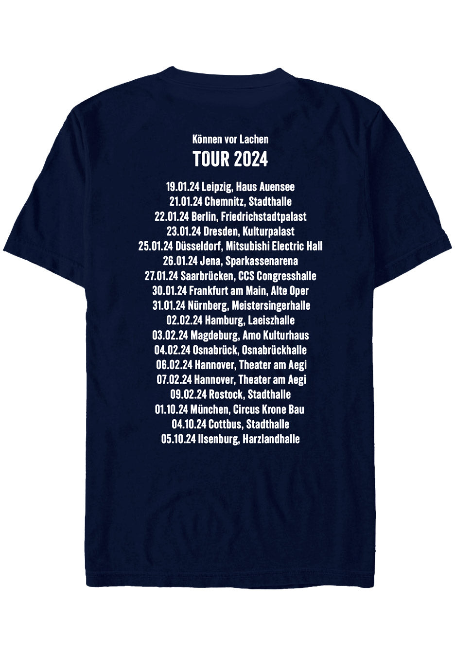 Heinz Rudolf Kunze - Tourshirt 2024 Navi - T-Shirt | Men-Image