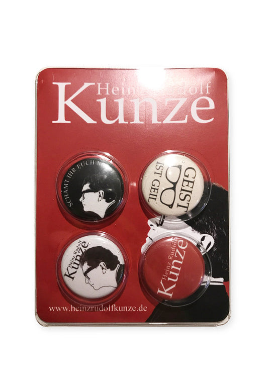 Heinz Rudolf Kunze - HRK 4er - Button Set