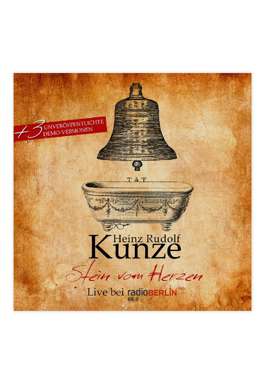 Heinz Rudolf Kunze - Stein Vom Herzen Live - CD